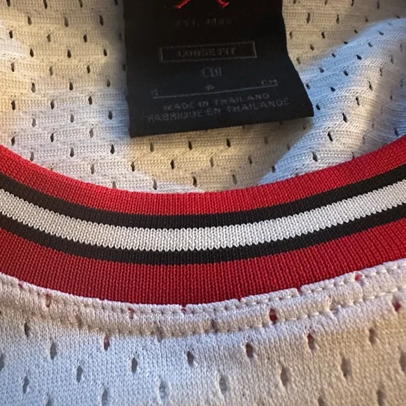 Jordan Women's White and Red Tank Top small - Picture 4 of 4